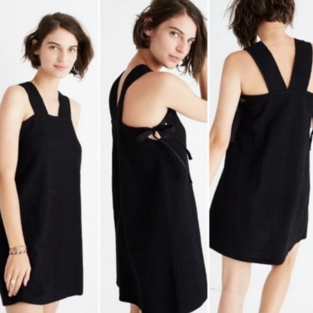 Madewell side tie little black dress Size: S